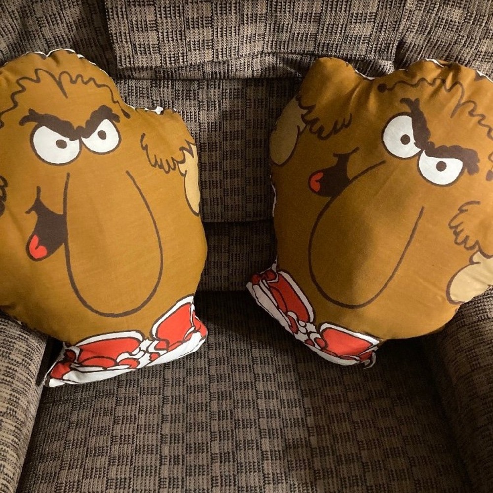 Brown Cartoon Character Pillows